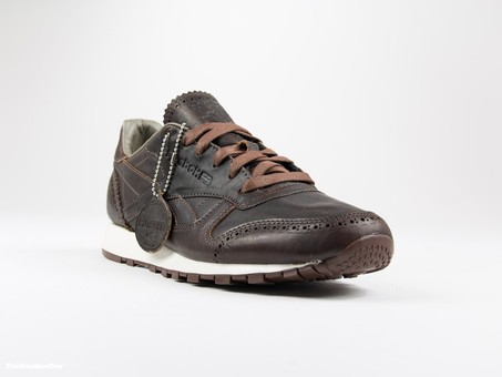 conversacion Hobart Faceta Reebok Classic Leather Lux Horween Brown - AQ9960 - TheSneakerOne