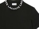 CAMISETA LACOSTE NECK STRETCH T-SHIRT BLACK TH9582-031