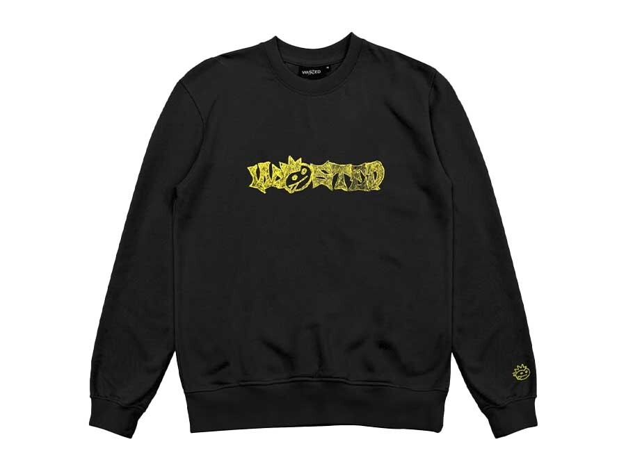 SUDADERA WASTED BLACK ACID CREWNECK