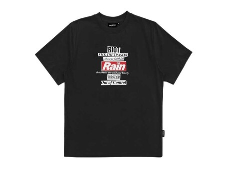 CAMISETA WASTED RAIN T-SHIRT BLACK