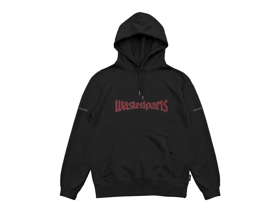 SUDADERA WASTED UNITED HOODIE BLACK