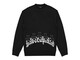 SWEATER WASTED KINGDOM CROSS BLACK