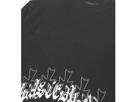 SWEATER WASTED KINGDOM CROSS BLACK