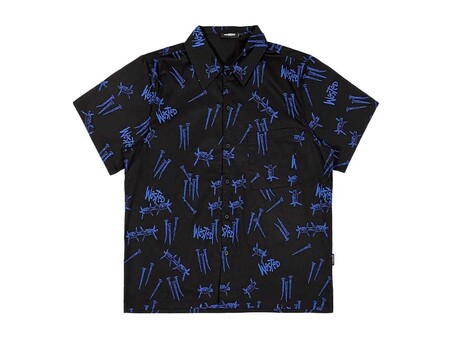 WASTED CAMISA ALL OVER BLIND ULTRA BLUE