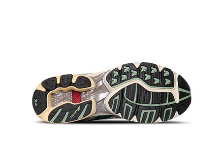 MIZUNO WAVE RIDER 10 P OPAL GRAY PRISTINE BISTRO GREEN D1GA247106