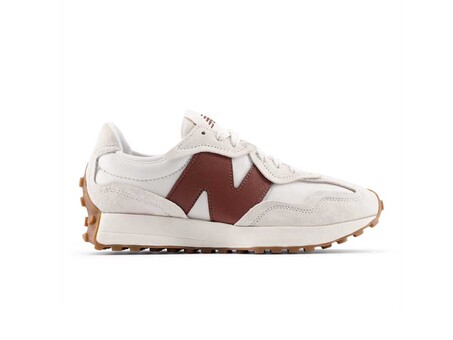 NEW BALANCE 327 WHITE BURGUNDY