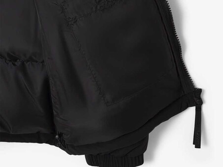 ABRIGO LACOSTE PACKABLE HOOD DOWN JACKET BLACK