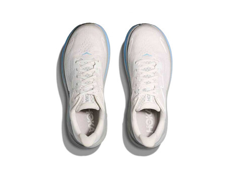 HOKA CLIFTON 10 WHITE GLACIER BLUE