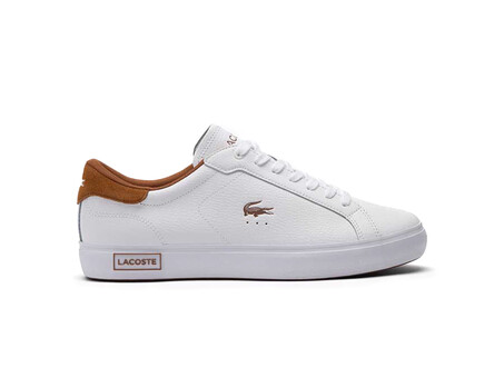 LACOSTE POWERCOURT WHITE BROWN