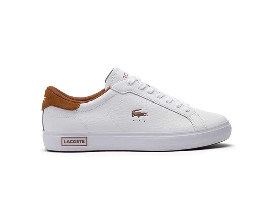 LACOSTE POWERCOURT WHITE BROWN