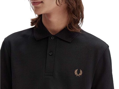 POLO THE FRED PERRY SHIRT  BLACK SHADED STONE