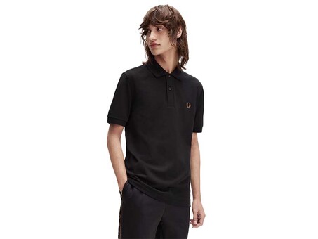 POLO THE FRED PERRY SHIRT  BLACK SHADED STONE