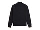 SUDADERA FRED PERRY HALF ZIP BLACK SHADED STONE