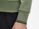SUDADERA FRED PERRY HALF ZIP LAUREL WREATH GREEN