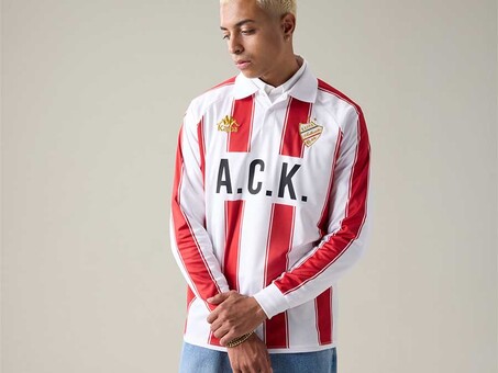 CAMISETA KAPPA AUTHENTIC ODEN WHITE - RED