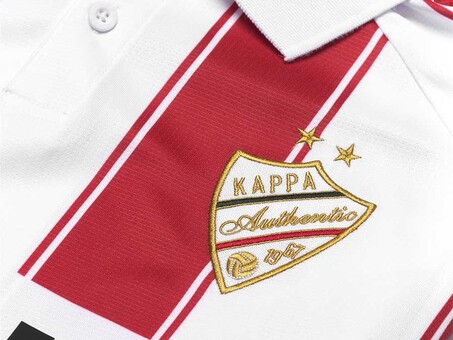 CAMISETA KAPPA AUTHENTIC ODEN WHITE - RED