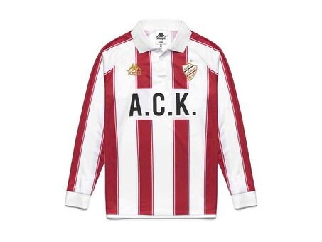 CAMISETA KAPPA AUTHENTIC ODEN WHITE - RED