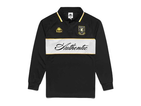 CAMISETA KAPPA AUTHENTIC ODRAN BLACK - YELLOW