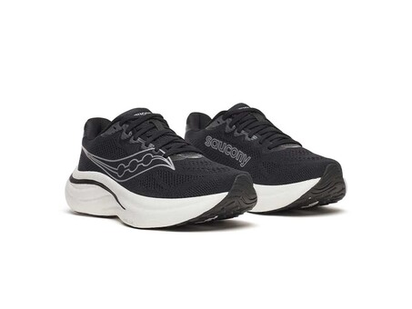 SAUCONY RIDE 19 BLACK SILVER