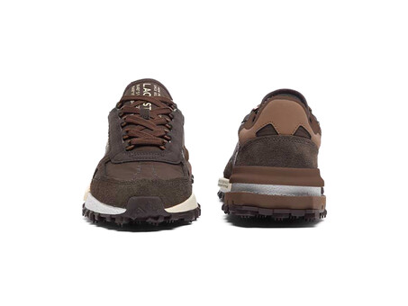LACOSTE MEN ELITE ACTIVE SNEAKERS DARK BROWN