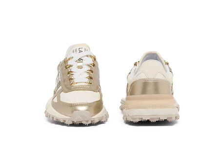 LACOSTE WOMEN ELITE ACTIVE SNEAKERS LIQUID GOLD