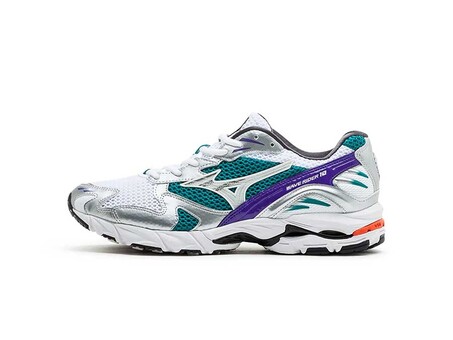 MIZUNO WAVE RIDER 10 WHITE SILVER