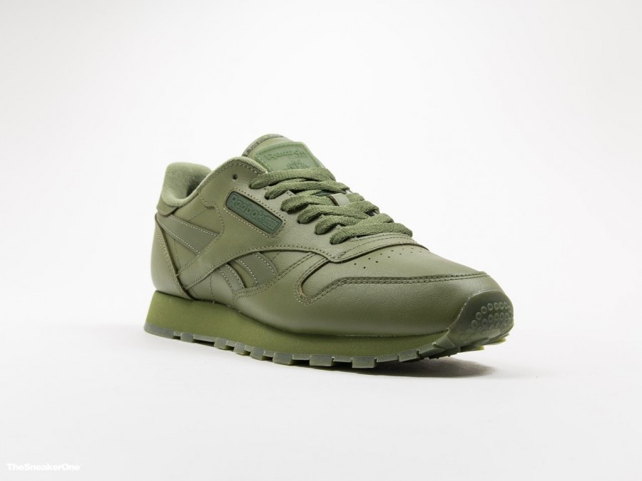 reebok classic leather canopy green
