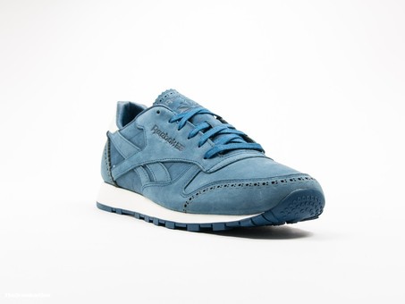 Reebok Classic Leather Lux Horween Noble Blue-AQ9962-img-2
