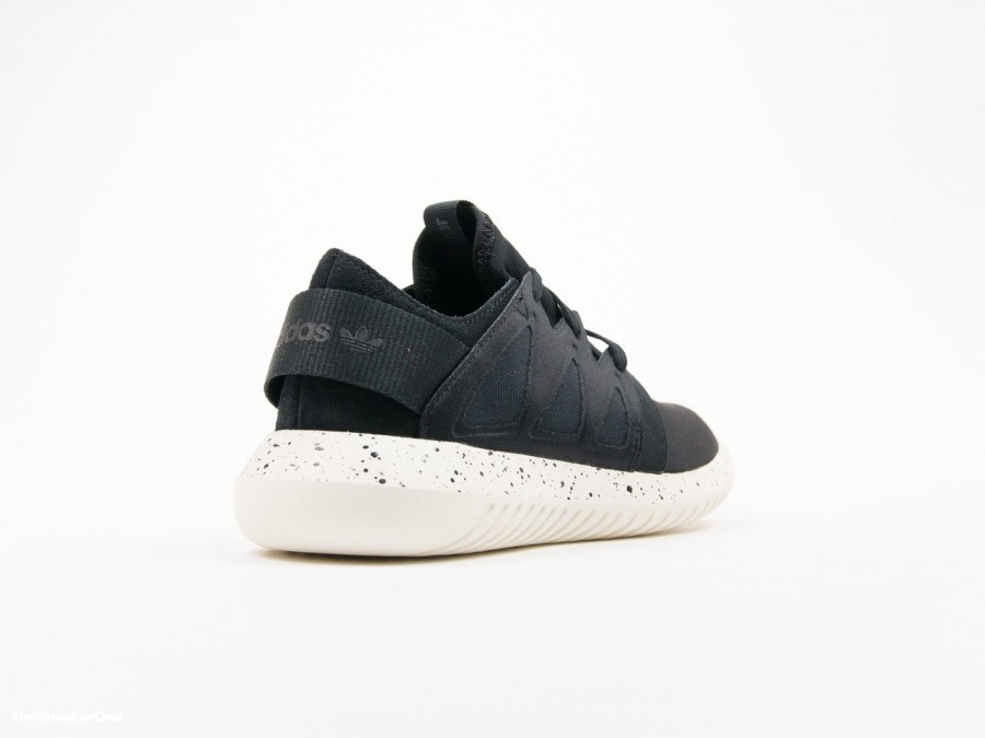 adidas originals black tubular trainers with speckled sole