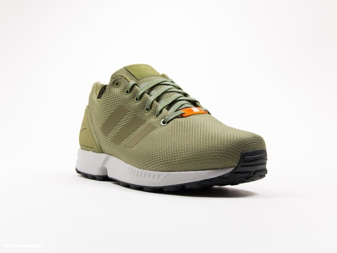 zx flux olive green