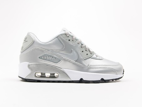 Nike Air Max 90 SE Leather Silver
