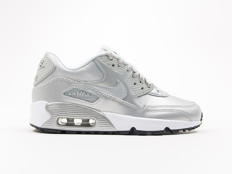 Nike Air Max 90 SE Leather Silver-859633-003-img-1