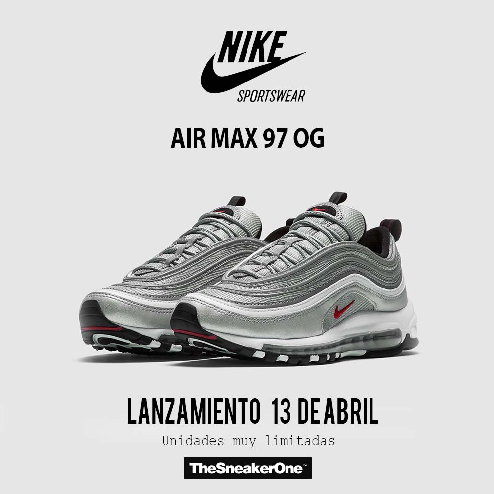 desconocido lluvia frecuencia Nike Air Max 97 OG "Metallic Silver" - The Sneaker One Blog